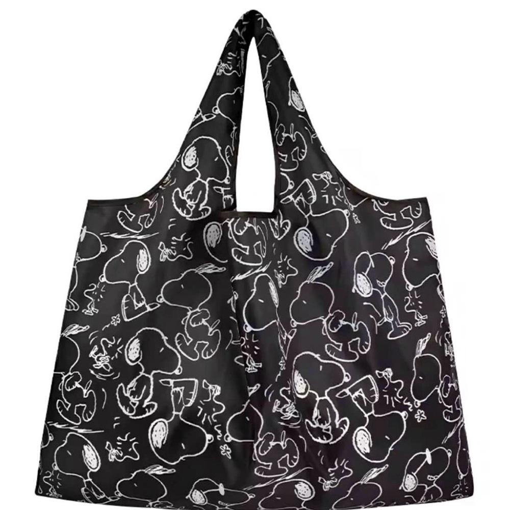 Snoopy Black Tote / Shopping Bag